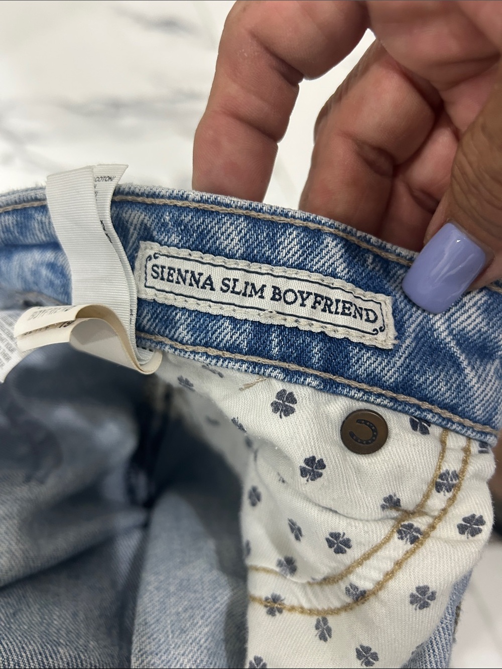 Lucky Brand Sienna Slim Boyfriend Jeans - Light Blue